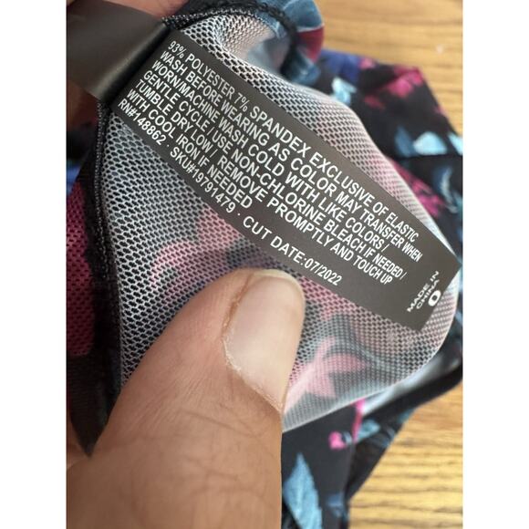 Torrid Mesh Smocked Waist Cover Up Floral Sz Large - Picture 5 of 7